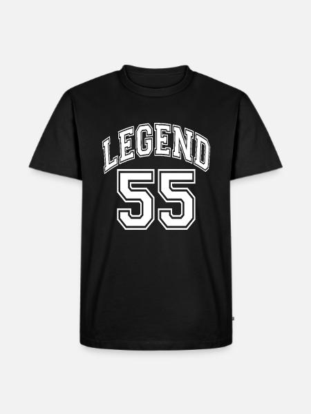 Legend 55 - Men's Premium Organic T-Shirt - black