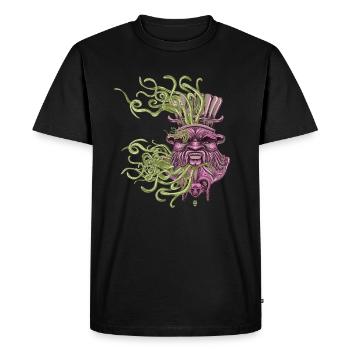 Bes sous l'eau - T-shirt Premium bio Homme - noir - Devant - Nico (187cm)
