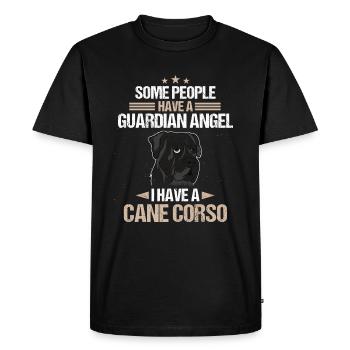 Cane Corso Chien - T-shirt Premium bio Homme - noir - Devant - Nico (187cm)