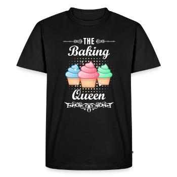 Boulanger Cuisson - T-shirt Premium bio Homme - noir - Devant - Nico (187cm)