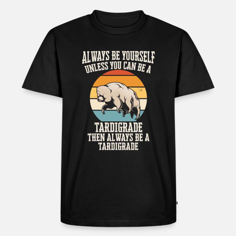 Bärtierchen - Männer Premium Bio T-Shirt - Schwarz
