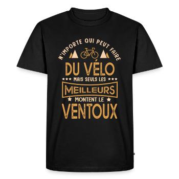 vélo meilleurs montent le ventoux cycliste velo - T-shirt Premium bio Homme - noir - Devant - Nico (187cm)