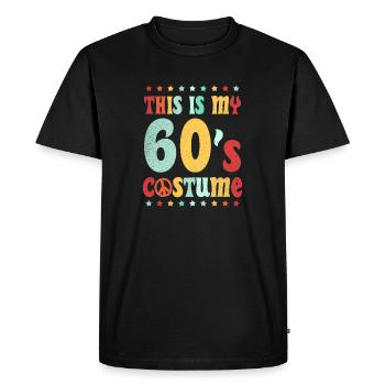 Années 60 Groovy My Costume Gift - T-shirt Premium bio Homme - noir - Devant - Nico (187cm)