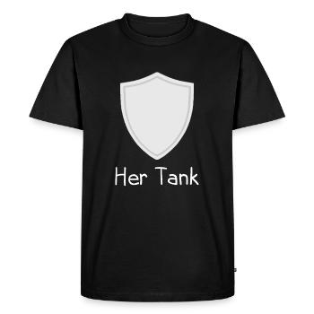 Her Tank Gamer Couple - T-shirt Premium bio Homme - noir - Devant - Nico (187cm)