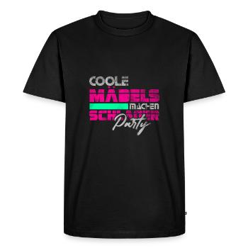Costume Schlager Party Cool pour filles - T-shirt Premium bio Homme - noir - Devant - Nico (187cm)