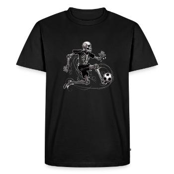 horizonlights Design pour un sticker Ivan - T-shirt Premium bio Homme - noir - Devant - Nico (187cm)