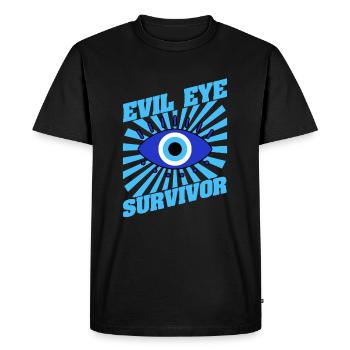 Nazar La protection des mauvais yeux pour les Ein grecs - T-shirt Premium bio Homme - noir - Devant - Nico (187cm)