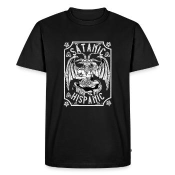 43171603190464907 avant - T-shirt Premium bio Homme - noir - Devant - Nico (187cm)