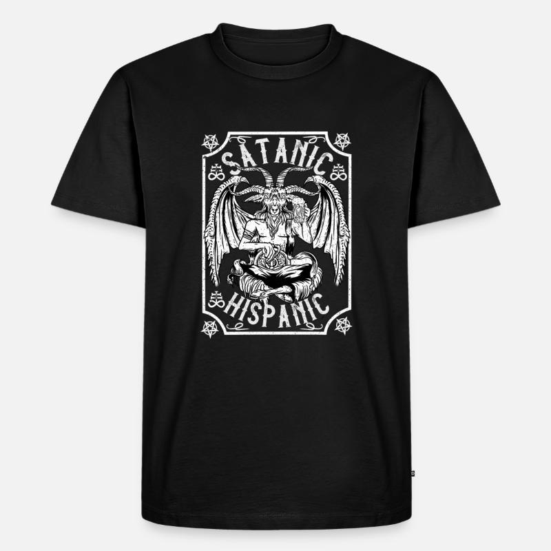 front 43171603190464907 - Männer Premium Bio T-Shirt - Schwarz