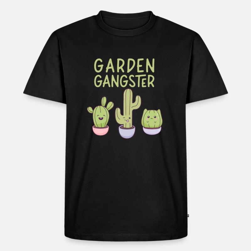 front 34841610364930712 - Männer Premium Bio T-Shirt - Schwarz