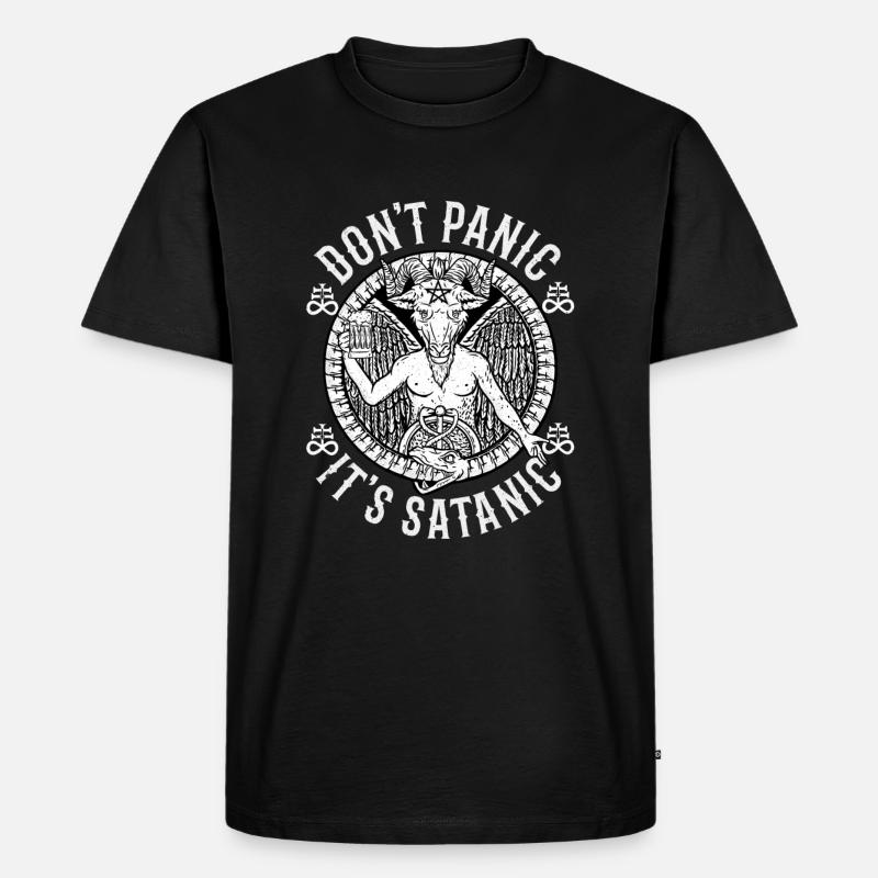 front 27601603190842159 - Männer Premium Bio T-Shirt - Schwarz