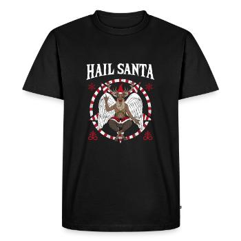 I Pentagramme du diable satanique - T-shirt Premium bio Homme - noir - Devant - Nico (187cm)