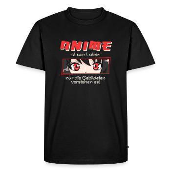 37101645460689350 avant - T-shirt Premium bio Homme - noir - Devant - Nico (187cm)