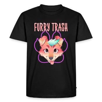 Furry Trash I Furries Convention I Anime Cosplay - Men's Premium Organic T-Shirt - black - Front - Nico (187cm)