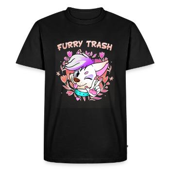Furry Trash I Furries Convention I Anime Cosplay - Men's Premium Organic T-Shirt - black - Front - Nico (187cm)