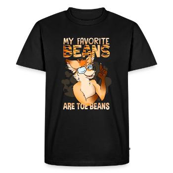 My favorite beans are toe beans I Furry Fandom - Men's Premium Organic T-Shirt - black - Front - Nico (187cm)