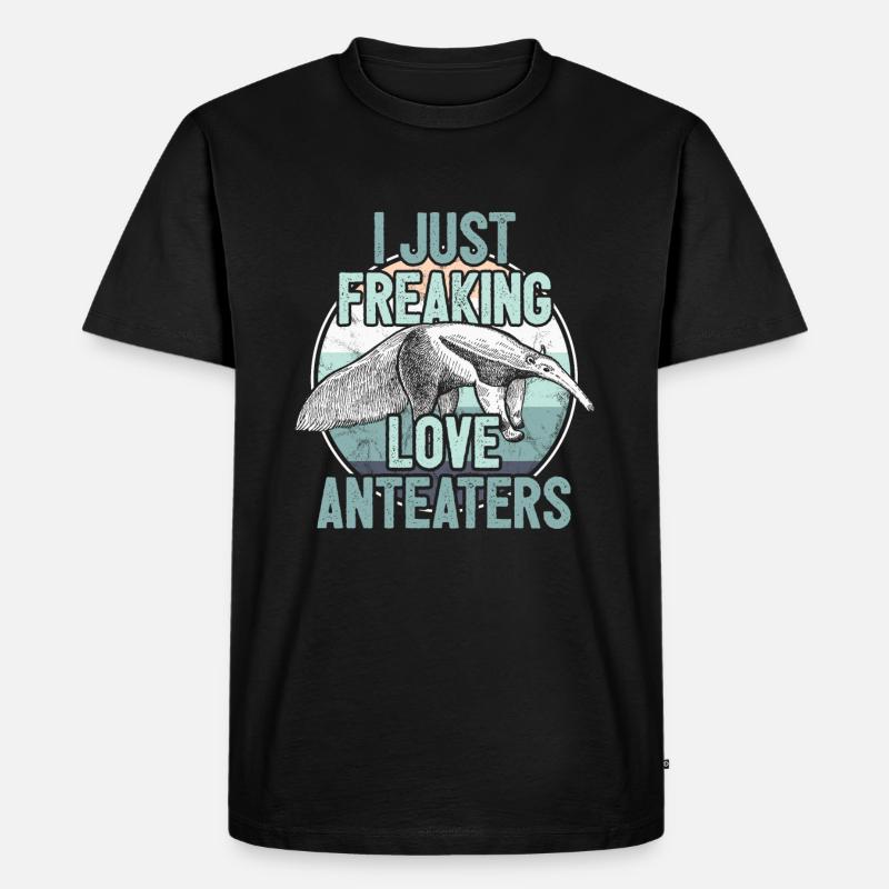 ant-eater - Men's Premium Organic T-Shirt - black