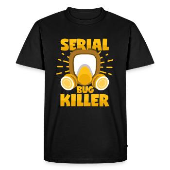 Insects Serial Killer Exterminators Pests - Men's Premium Organic T-Shirt - black - Front - Nico (187cm)