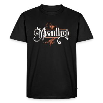 Misanthrope - Men's Premium Organic T-Shirt - black - Front - Nico (187cm)