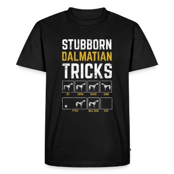 dalmate chien drôle cadeau - T-shirt Premium bio Homme - noir - Devant - Nico (187cm)