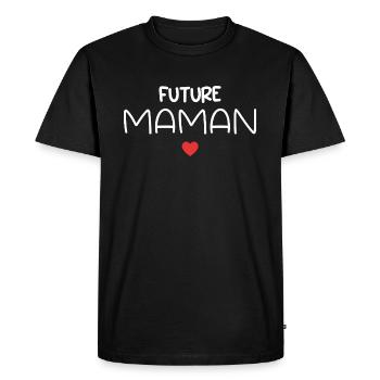 Future Maman - T-shirt Premium bio Homme - noir - Devant - Nico (187cm)