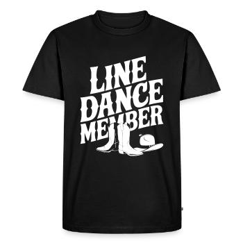 Danse en ligne Danse en ligne mon amateur - T-shirt Premium bio Homme - noir - Devant - Nico (187cm)