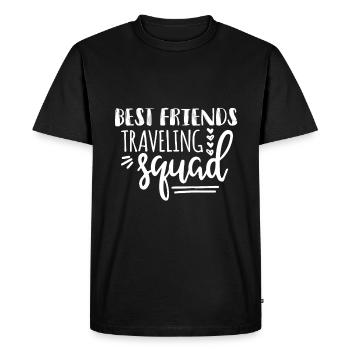 Weekend with friends in group party drinking - Men's Premium Organic T-Shirt - black - Front - Nico (187cm)