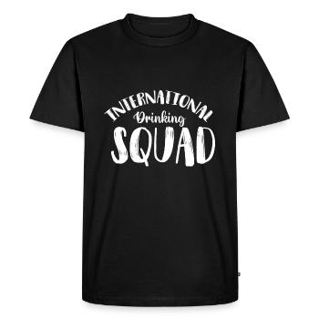 Weekend with friends in group party drinking - Men's Premium Organic T-Shirt - black - Front - Nico (187cm)