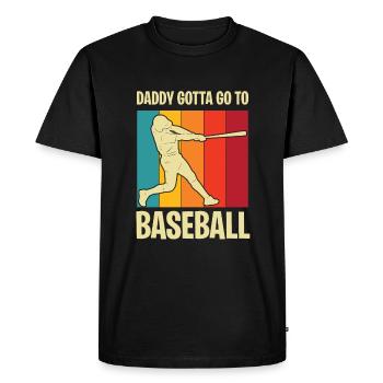 Cadeau de fête des pères pour papa pour la fête des pères - T-shirt Premium bio Homme - noir - Devant - Nico (187cm)