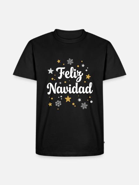 Feliz Navidad - Men's Premium Organic T-Shirt - black