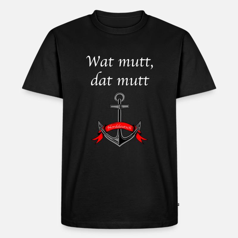 Wat mutt dat mutt - Men's Premium Organic T-Shirt - black