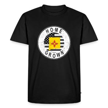 Land Map America US Flag Home Grown New Mexico - Men's Premium Organic T-Shirt - black - Front - Nico (187cm)