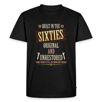 Construit dans les années 60 Original et non restauré - T-shirt Premium bio Homme - noir - Devant - Nico (187cm)