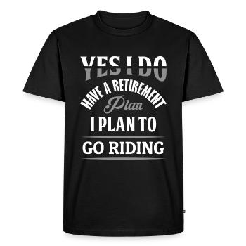 Motocyclistes Amateurs de motos anciennes - T-shirt Premium bio Homme - noir - Devant - Nico (187cm)