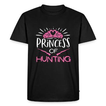 Princesse de la Chasse - T-shirt Premium bio Homme - noir - Devant - Nico (187cm)