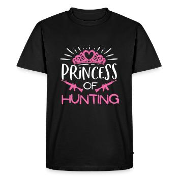 Princesse de la Chasse - T-shirt Premium bio Homme - noir - Devant - Nico (187cm)