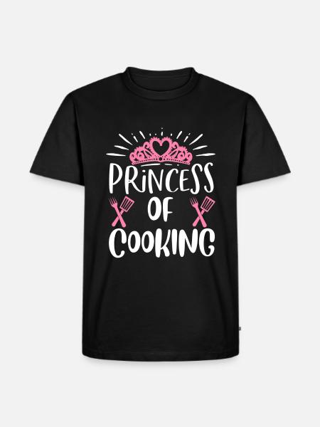 Princess Of Cooking - Men's Premium Organic T-Shirt - black