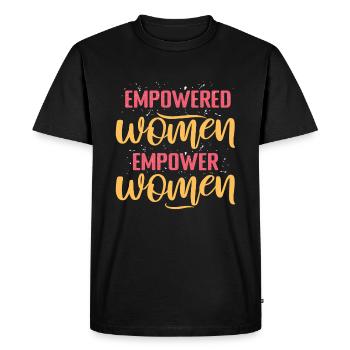 Autonomisation des femmes Féminisme Droits Égalité des femmes - T-shirt Premium bio Homme - noir - Devant - Nico (187cm)