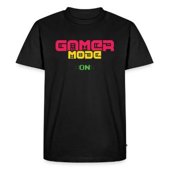 Mode gamer classique sur le jeu Jeu vidéo Amateur de jeux - T-shirt Premium bio Homme - noir - Devant - Nico (187cm)