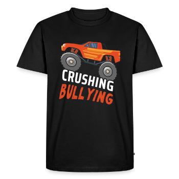 Camion Écrase l’intimidation Gentillesse Journée de l’unité - T-shirt Premium bio Homme - noir - Devant - Nico (187cm)