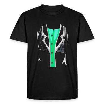 Drôle de costume de médecin d’hôpital pour Halloween - T-shirt Premium bio Homme - noir - Devant - Nico (187cm)