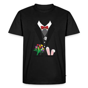 Drôle de costume de magicien pour Halloween - T-shirt Premium bio Homme - noir - Devant - Nico (187cm)
