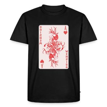 Créature folklorique Wendigo Card Halloween Cryptid - T-shirt Premium bio Homme - noir - Devant - Nico (187cm)