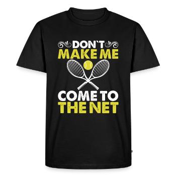 Don't force me to go online - Men's Premium Organic T-Shirt - black - Front - Nico (187cm)