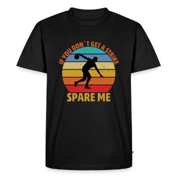 Si vous ne pouvez pas faire de grève, épargnez-moi - T-shirt Premium bio Homme - noir - Devant - Nico (187cm)