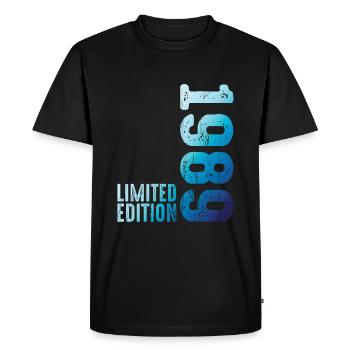 Depuis 1989 Année 1989 Rétro Vintage 1989 Naissance - T-shirt Premium bio Homme - noir - Devant - Nico (187cm)