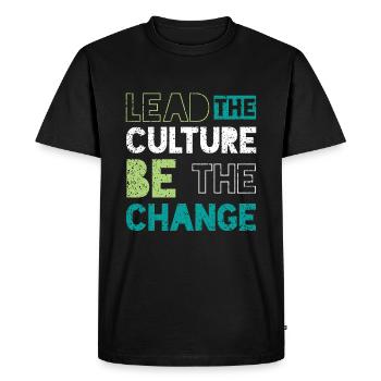 Earth Day Quotes Save Nature Oceans Day - Men's Premium Organic T-Shirt - black - Front - Nico (187cm)