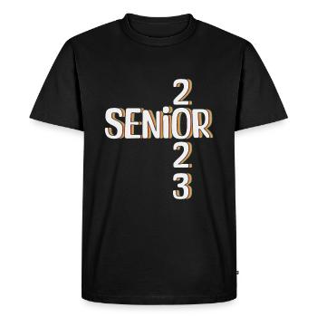 Senior 2023 Graduating Seniors Graduate 2023 - T-shirt Premium bio Homme - noir - Devant - Nico (187cm)