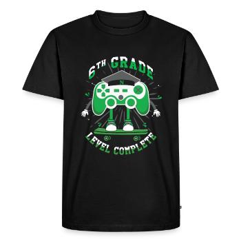 Diplômé de 6e année diplômé 2023 Gamer - T-shirt Premium bio Homme - noir - Devant - Nico (187cm)
