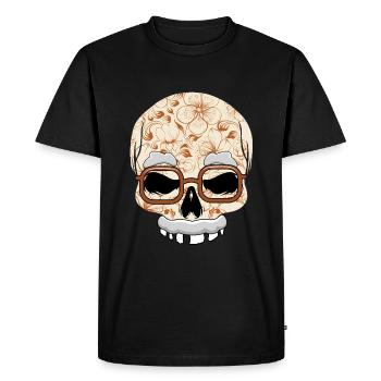 Papa Grand-père Grands-parents Journée Día De Los Muertos - T-shirt Premium bio Homme - noir - Devant - Nico (187cm)